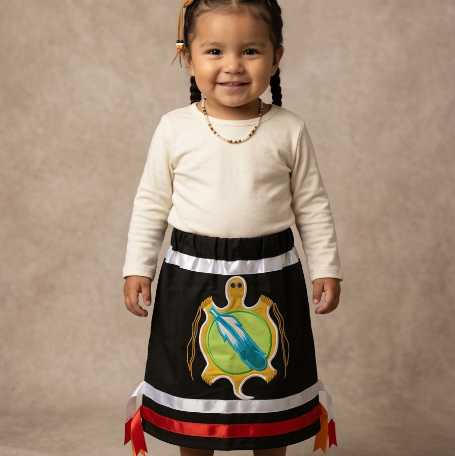 OLDTRIBES™ Turtle Ground Ribbon Skirt