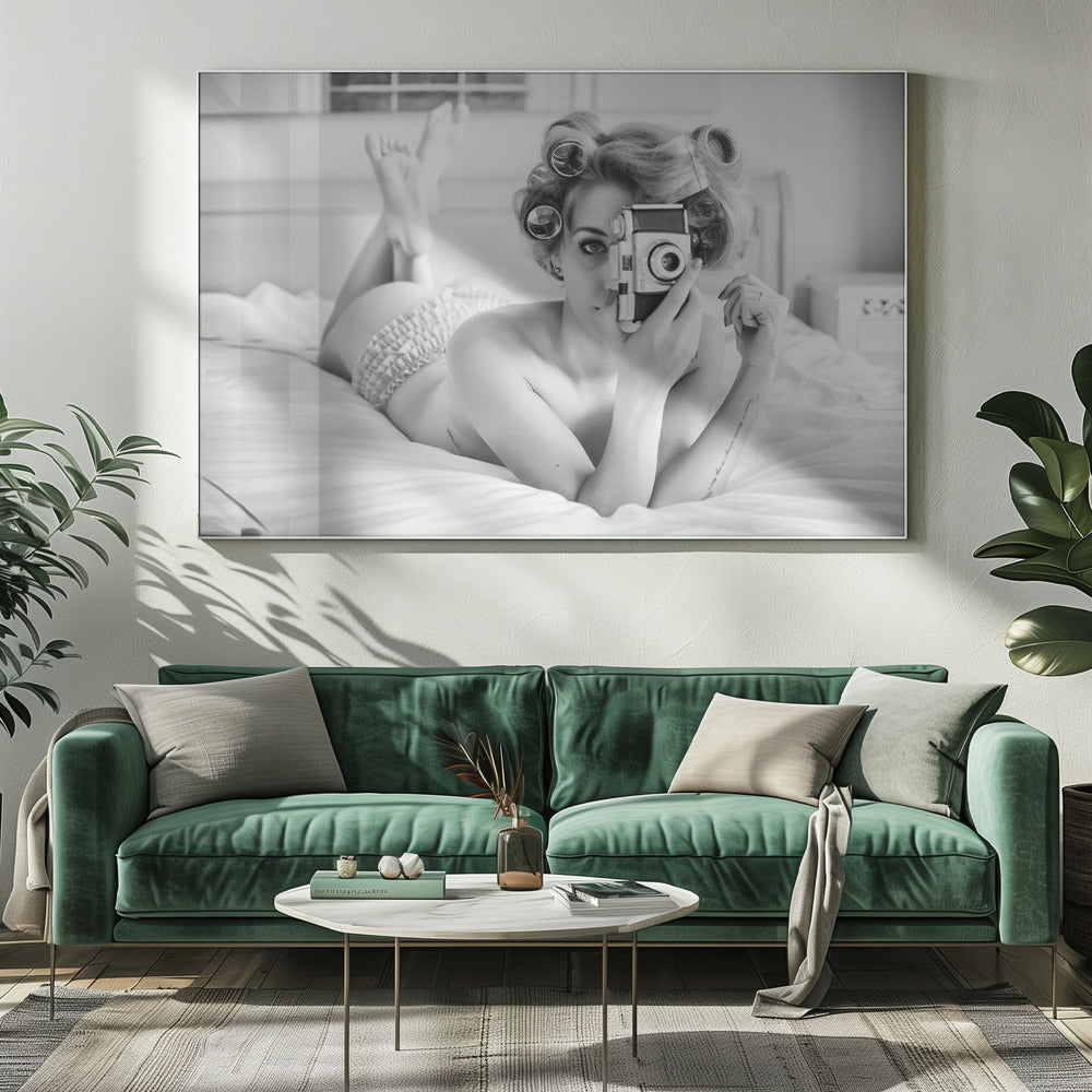 Wall art A chick, a click, and a curl by Pagan Moon