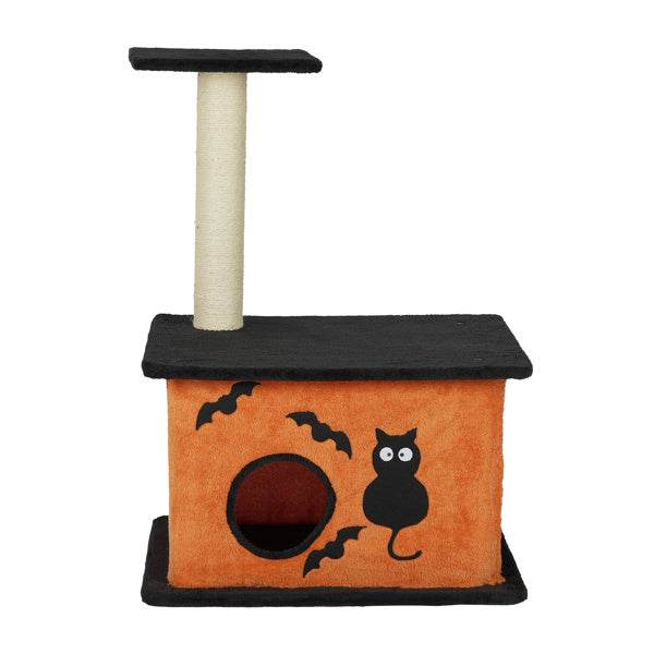 Halloween Inspired Cat Tree Tower Cat Tree For Indoor With Spacious Cat Condo