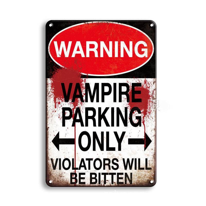 Creativity Retro Metal Home Decoration Tin Painting Novelty Signs