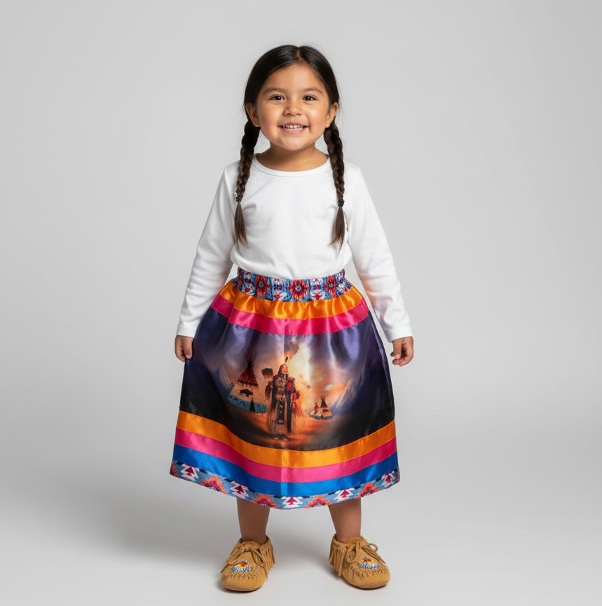 OLDTRIBES™ infants Spirit Ground Ribbon Skirt