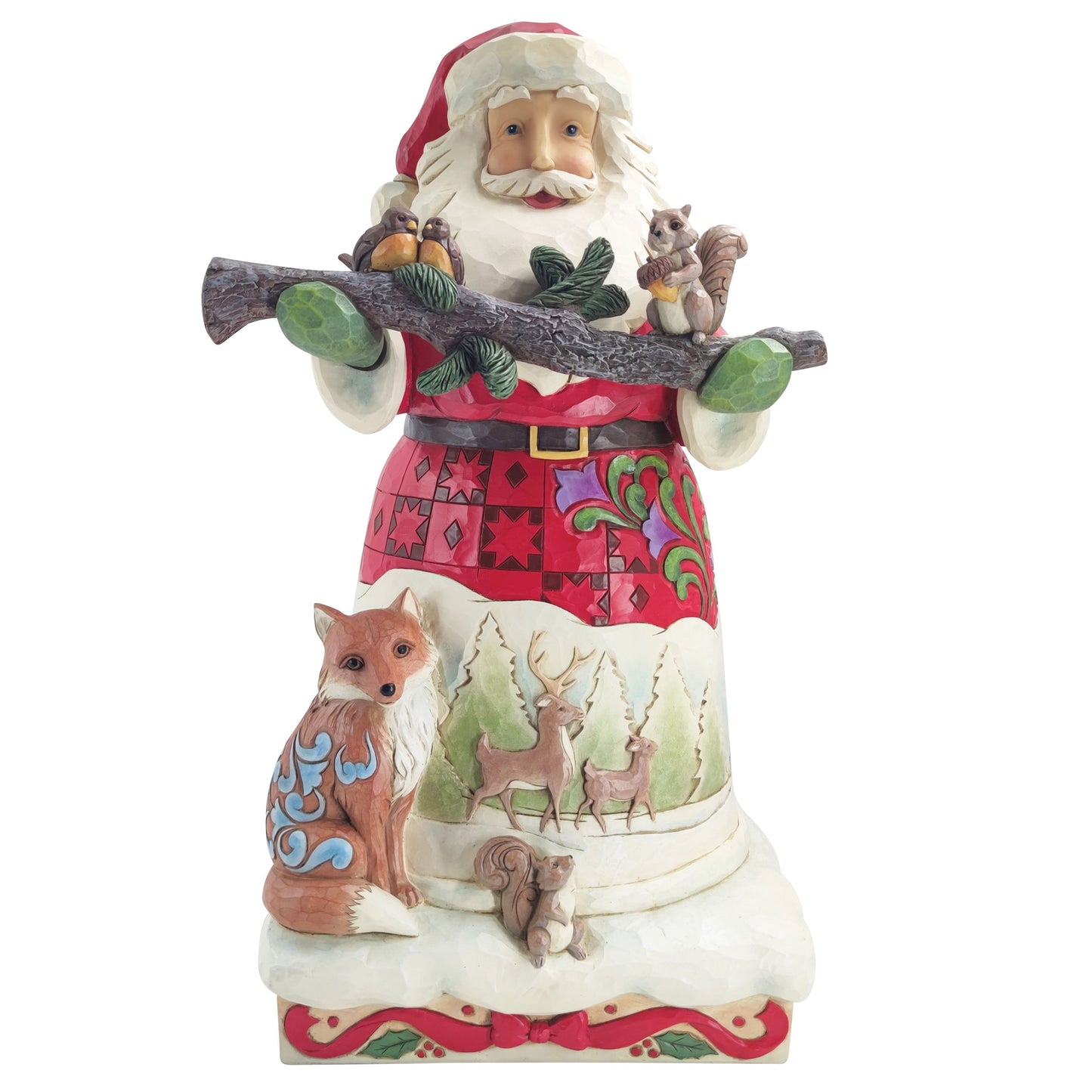 Jim Shore Santa with Animals Statue 6012024 18 inches tall extra large Save $80
