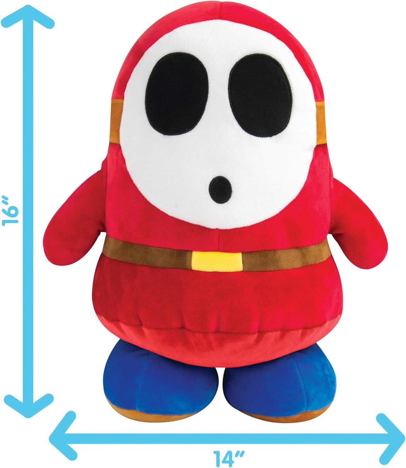 Club Mocchi-Mocchi Giant Nintendo Super Mario Plush 15 inch Plush - SHY GUY