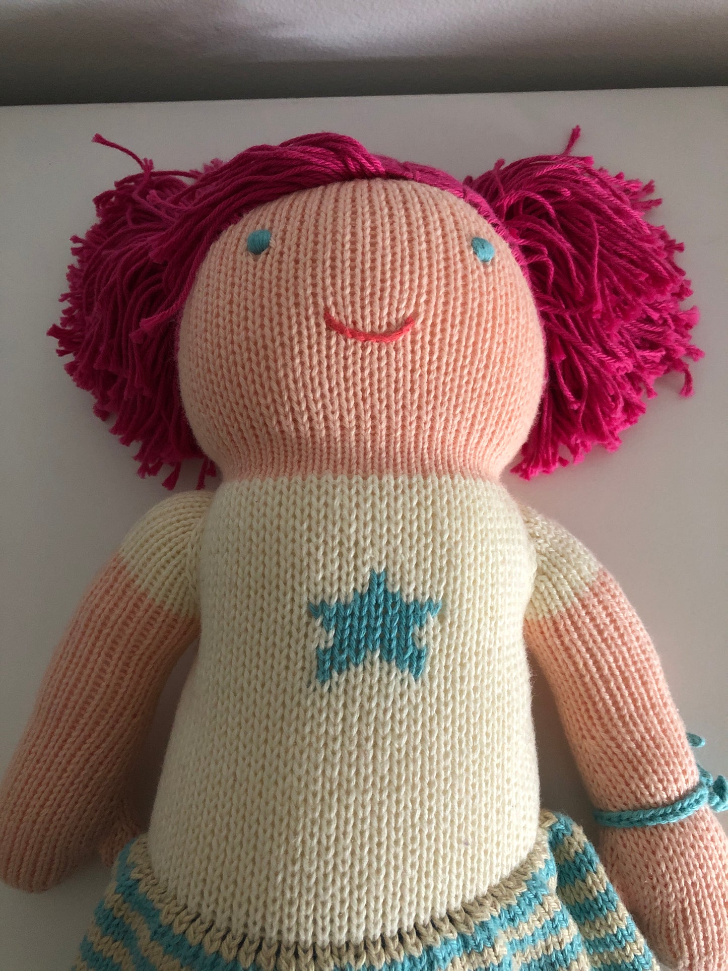 Blabla Kids Lola the Rocker hand knitted doll 18 inches