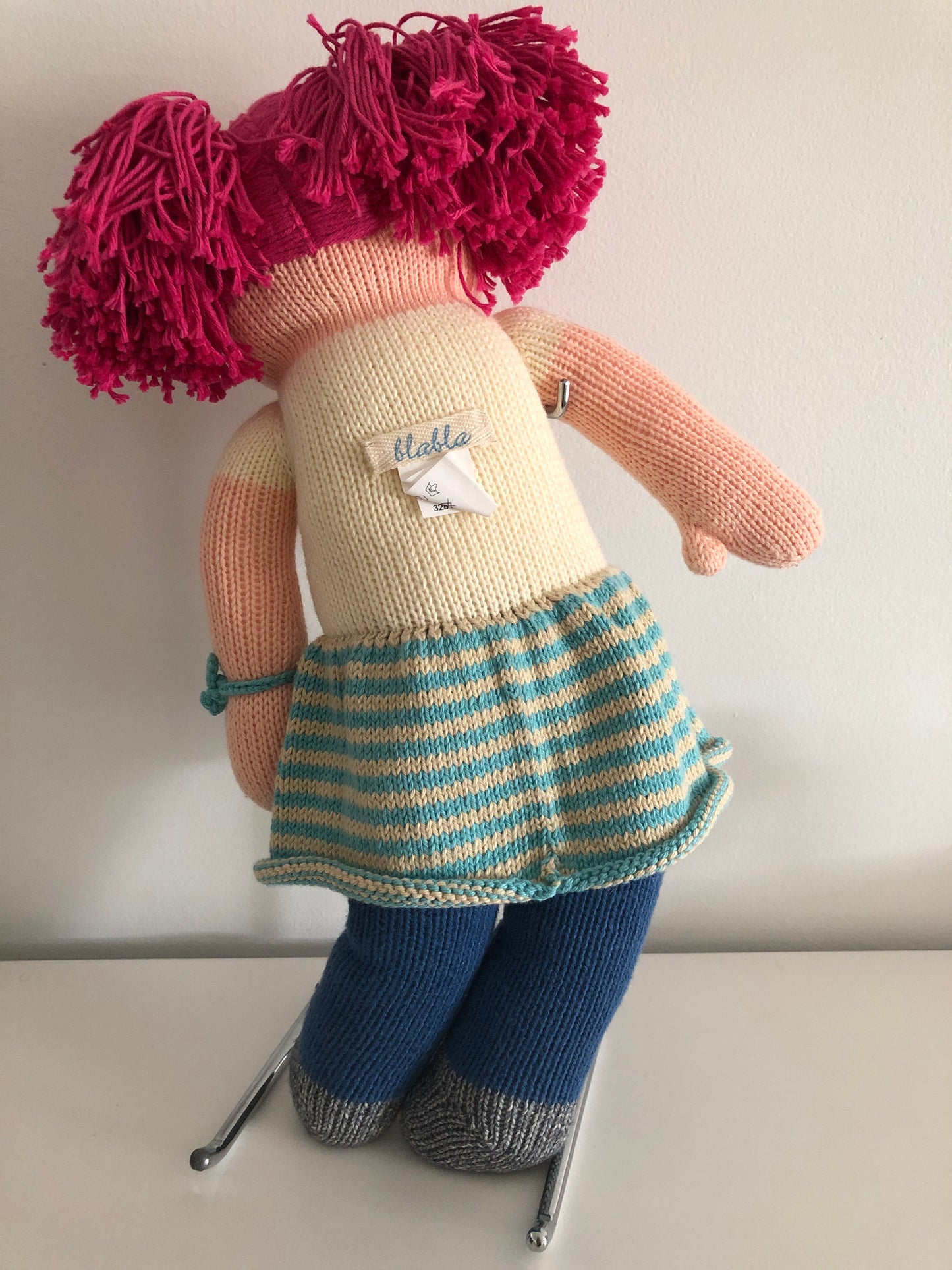Blabla Kids Lola the Rocker hand knitted doll 18 inches
