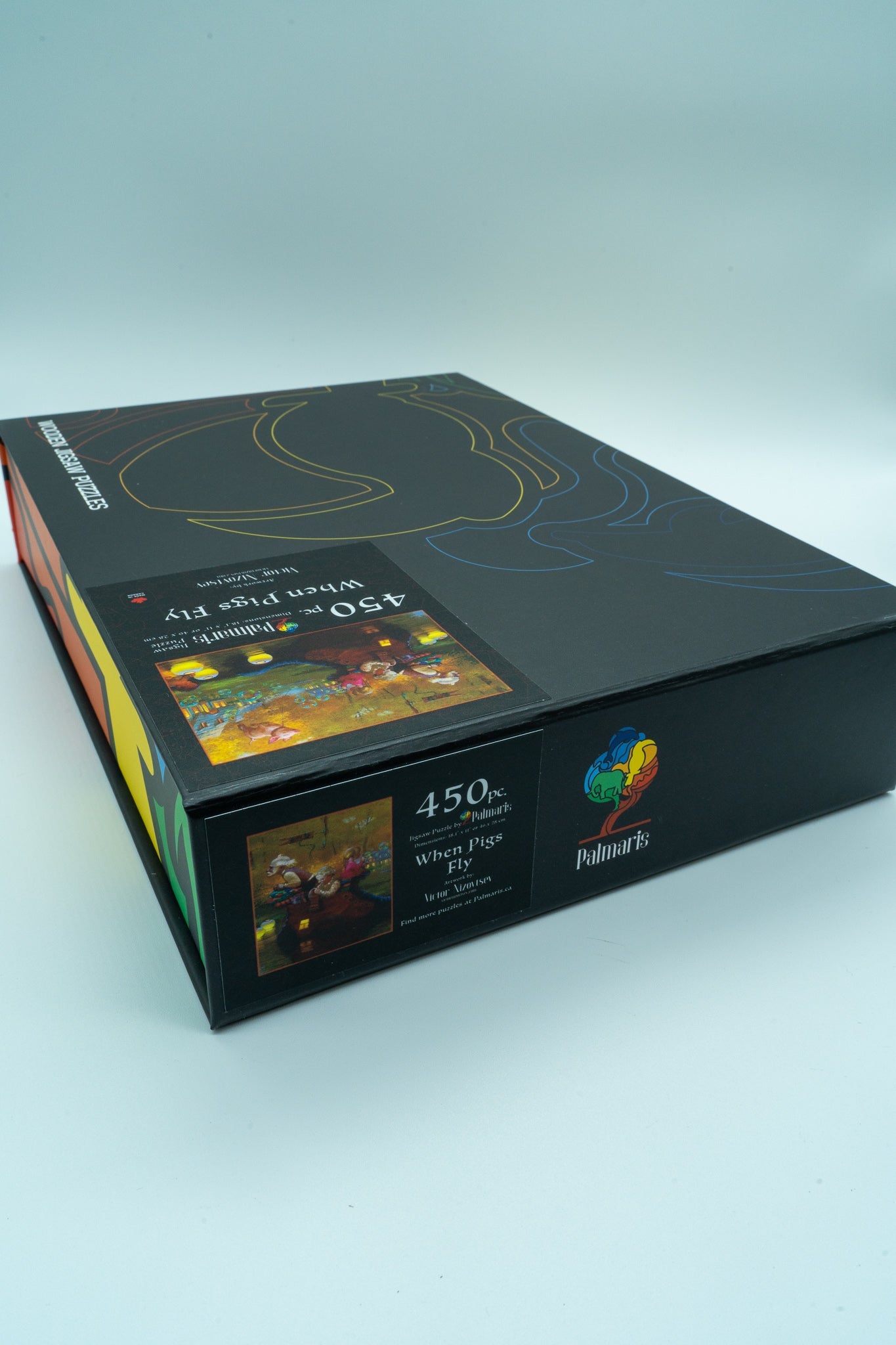 When Pigs Fly 3D wooden 2 sided puzzle