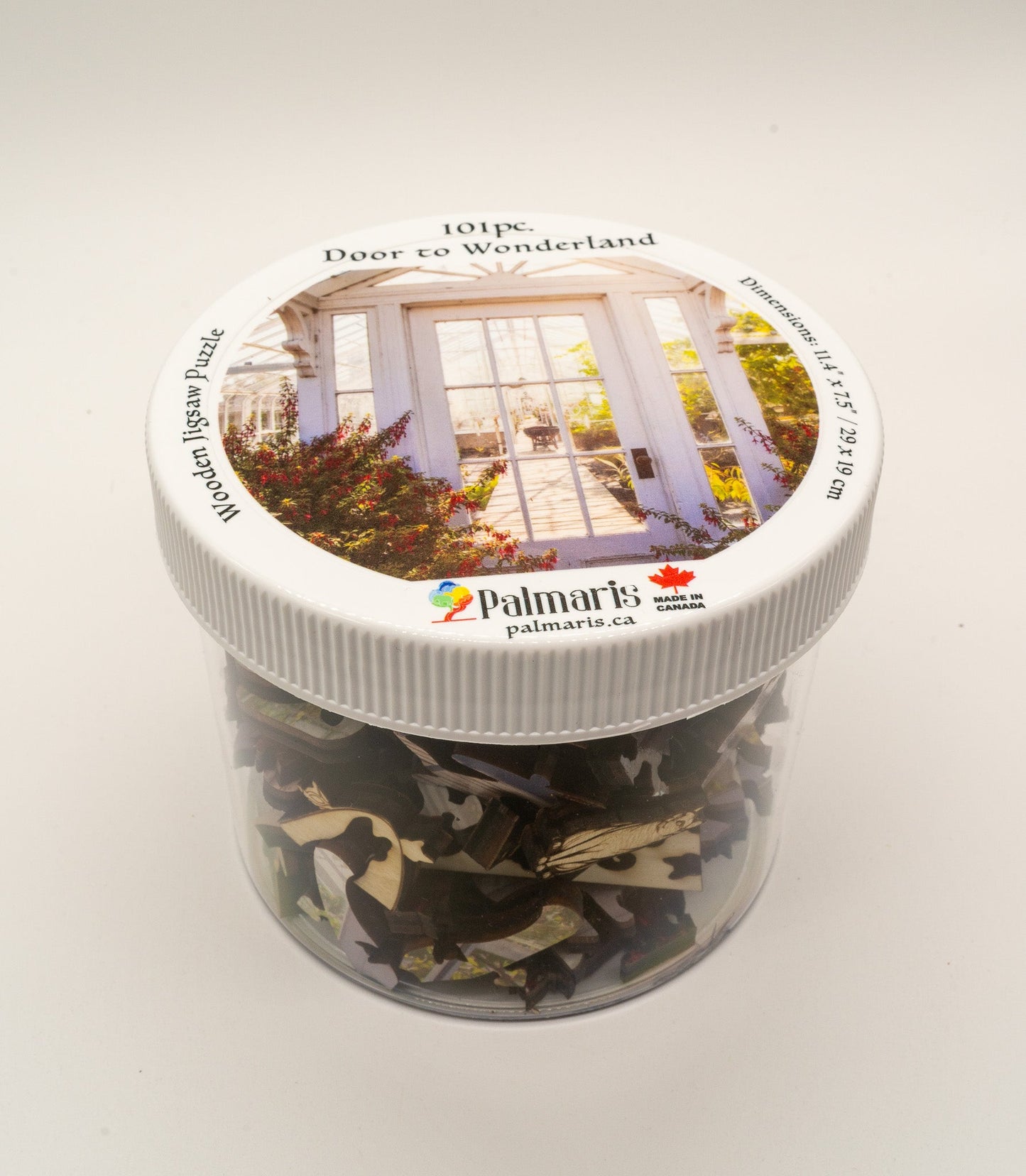 Door to Wonderland 3D wooden 2 sided puzzle