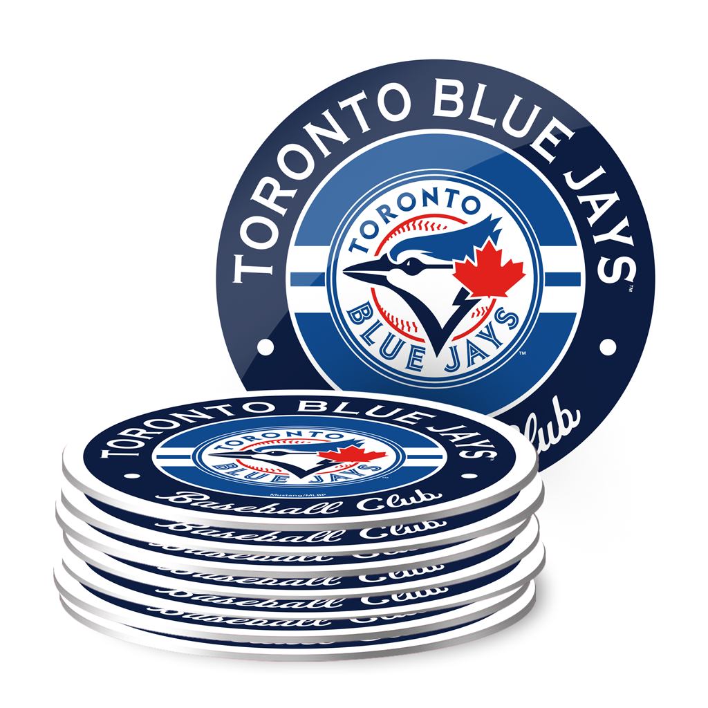 Toronto Blue Jays Mug & Coaster Set - 2 Pack 15oz Mugs | 8 Pack Coasters