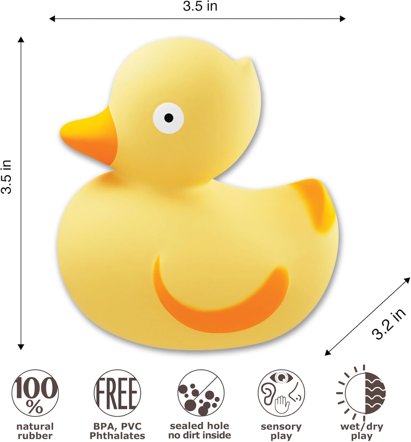 Natural Rubber Ducky