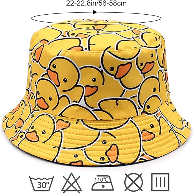 Rubber Ducky Reversible Bucket Hat
