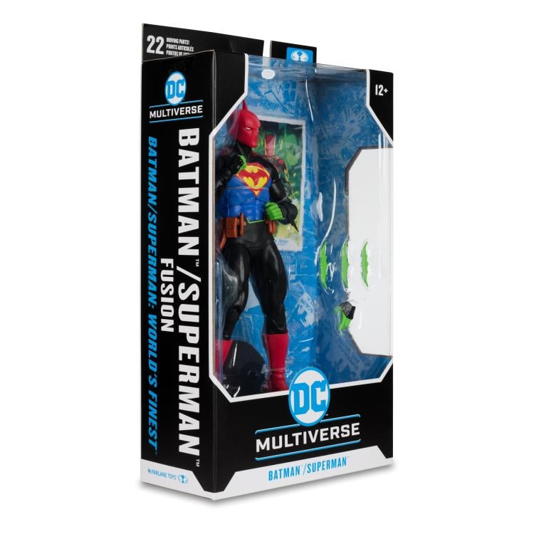 Batman/Superman: World's Finest DC Multiverse Batman/Superman Fusion action figure