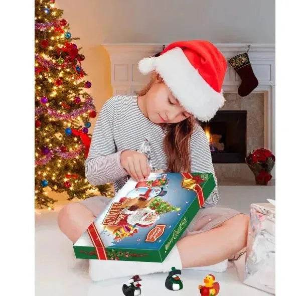 Advent Calendar 2024 - Rubber Ducks For Boys, Girls, Kids, And Toddlers - Rubber Ducky Bath Toy - Creative Christmas Gifts - Perfect For Decoration, Party Favors, Birthday