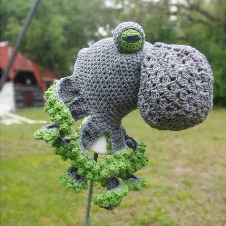 Handmade Knitted Crotchet Octopus Headgear for Men and Women