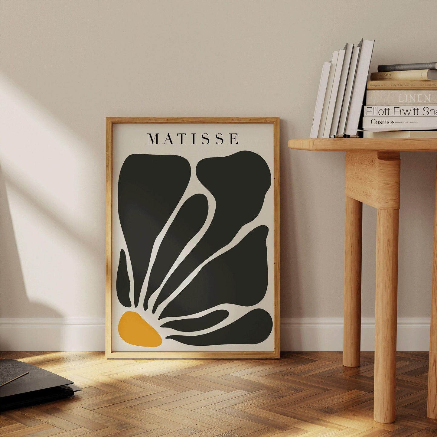 Henri Matisse - Papier Decoupes Black Flower | Famous Painting (available handframed or unframed)