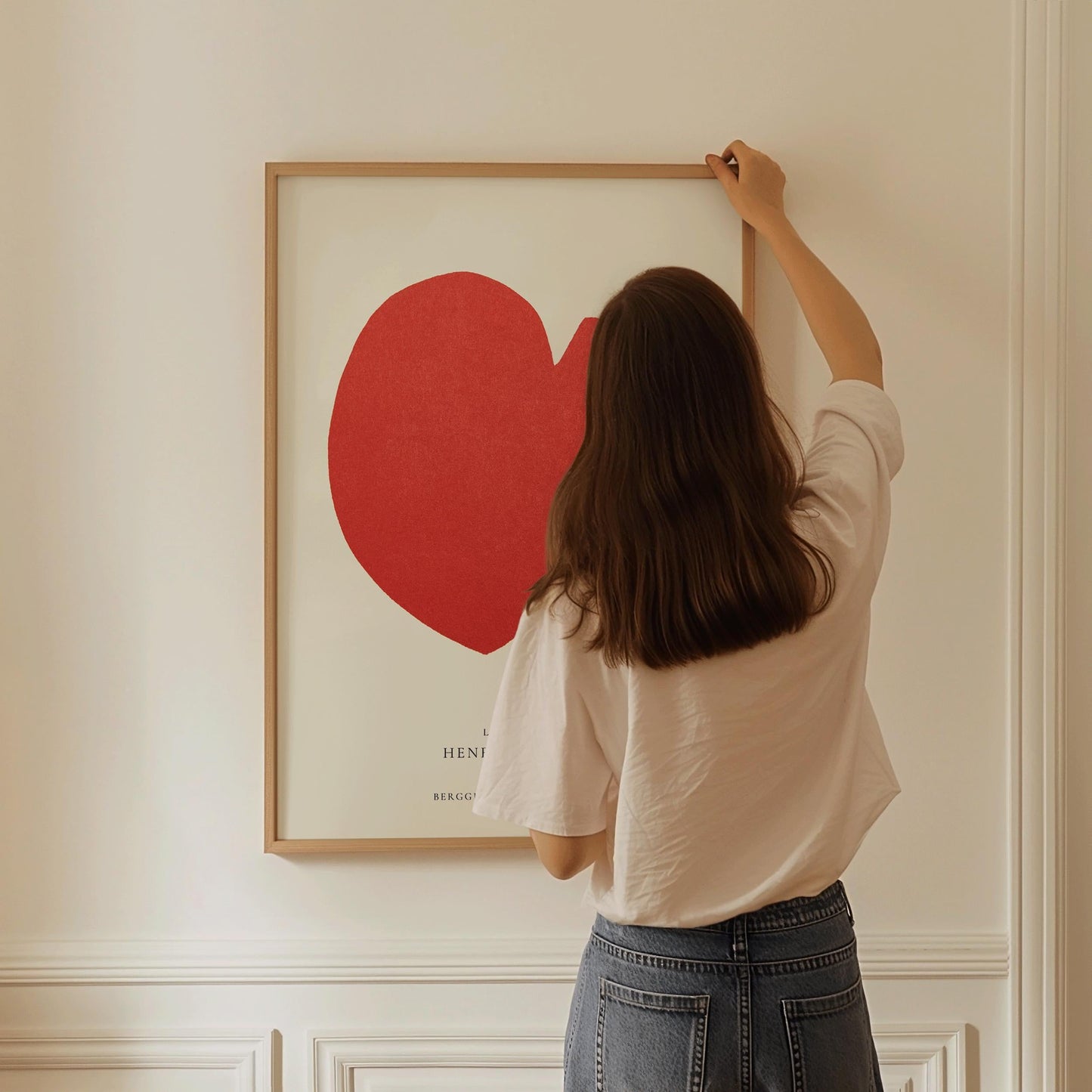 Henri Matisse - The Heart (Le Coeur) | Our Customer Favorite Famous Art in Red (available handframed or unframed)