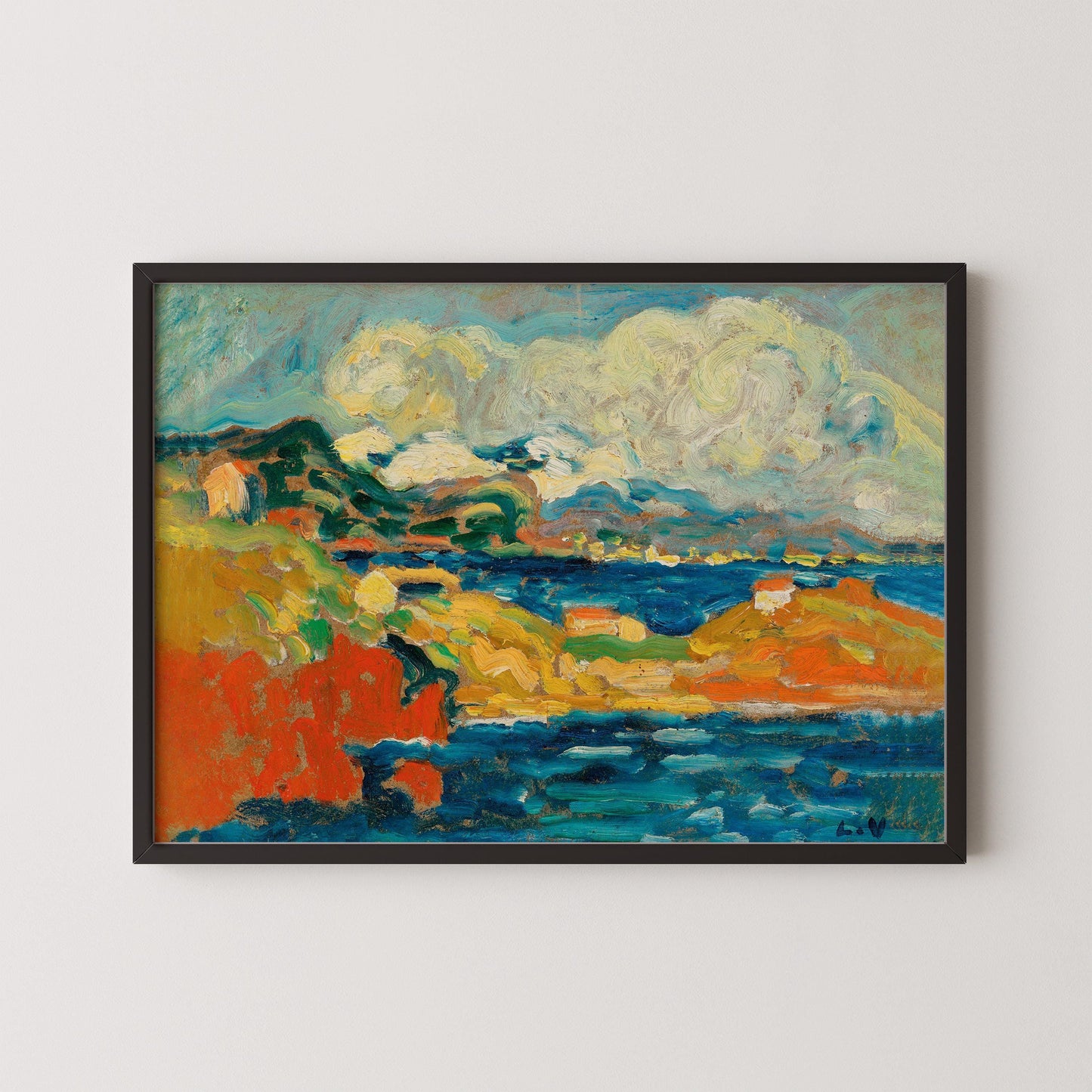 Louis Valtat - Bay at Anthéor | PREMIUM GICLÉE PRINT – Bold Fauvist Landscape Art For Lovers of Henri Matisse (Framed & Unframed Available)