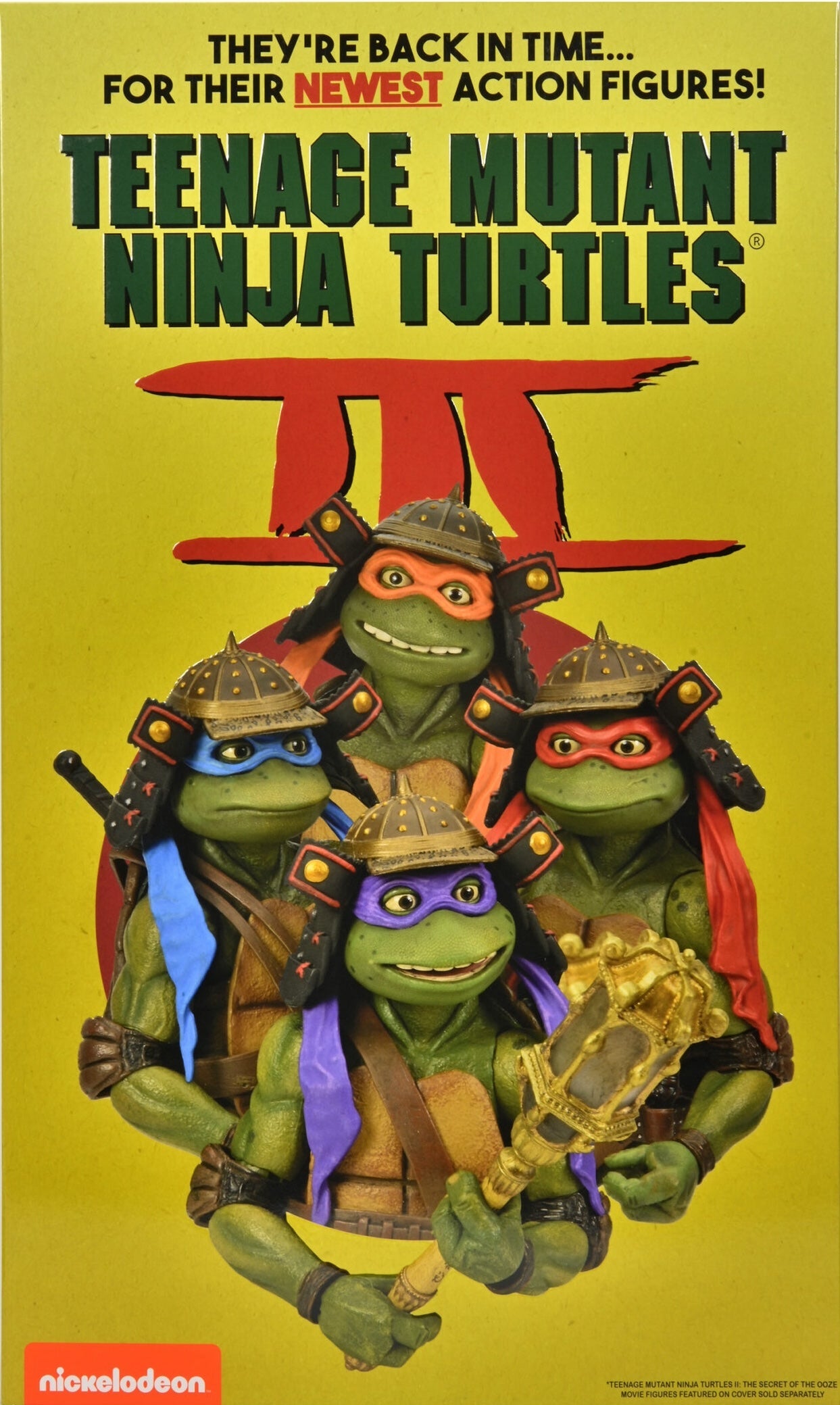 Teenage Mutant Ninja Turtles 3 - Action Figures - Samurai Turtles 4 Pack