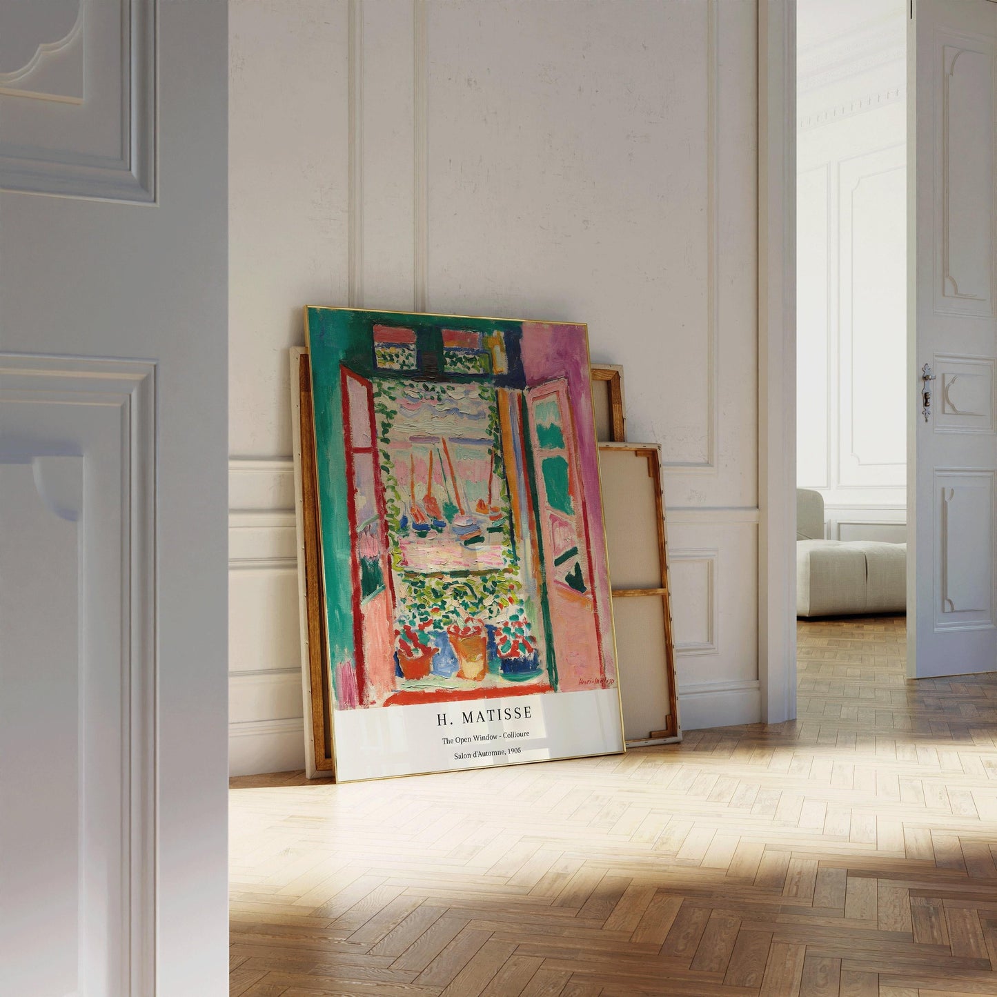 STATEMENT DUO Henri Matisse Prints | | St. Tropez and Open Window Collioure | Famous Art Prints available framed