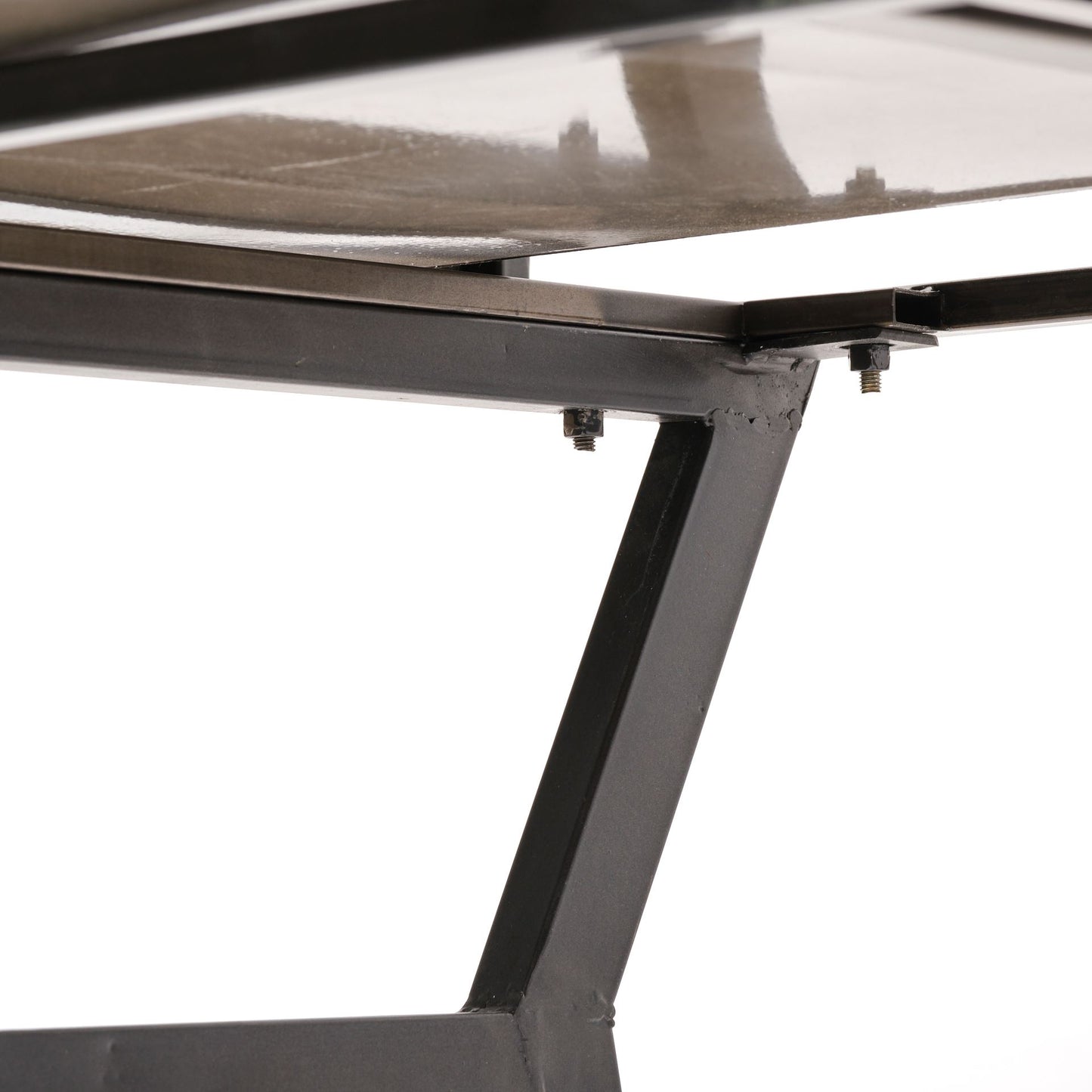 68443 Vince Black Home Office Writing Desk with drawers