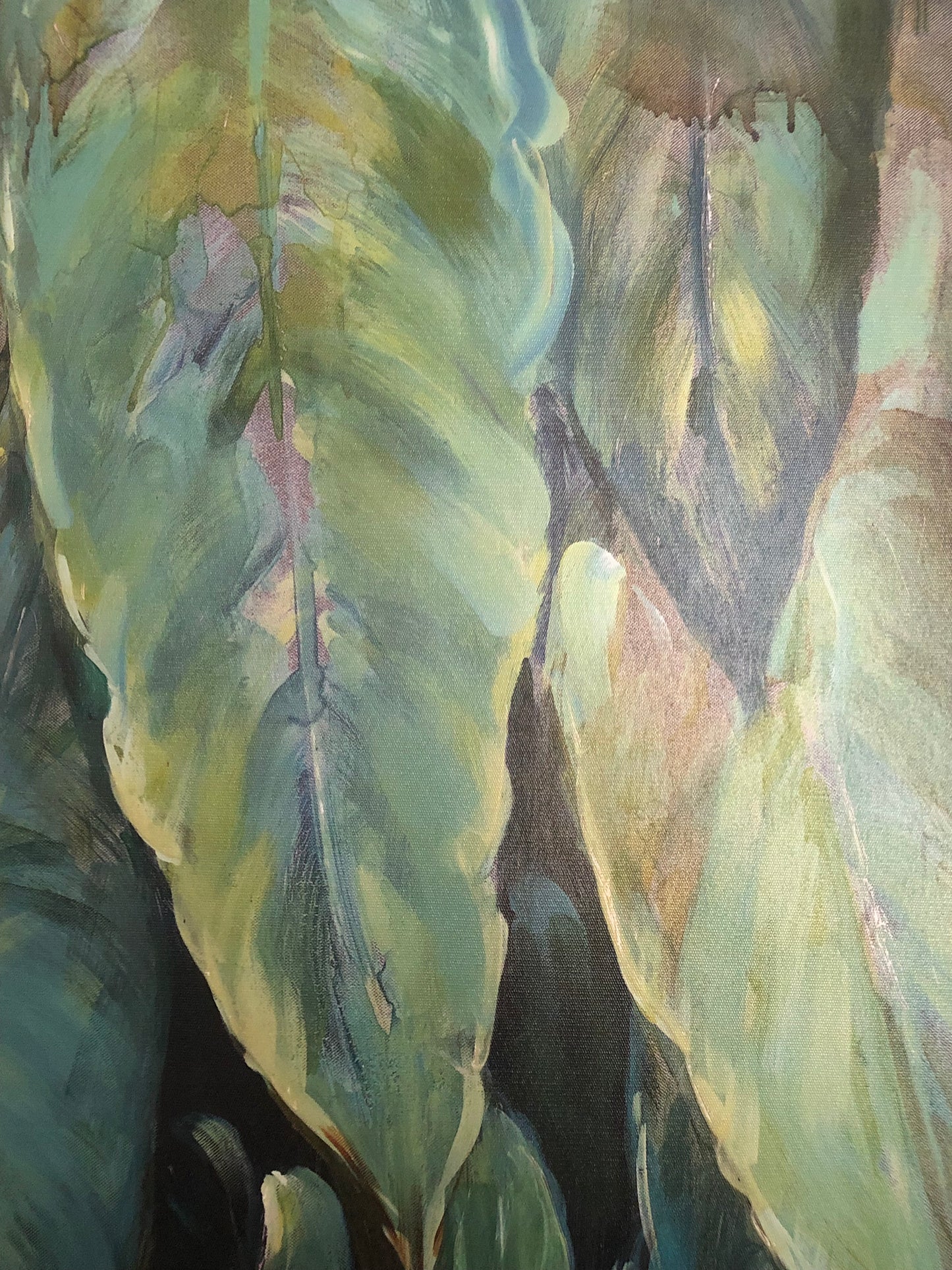 Tropical Leaves large canvas wall art
