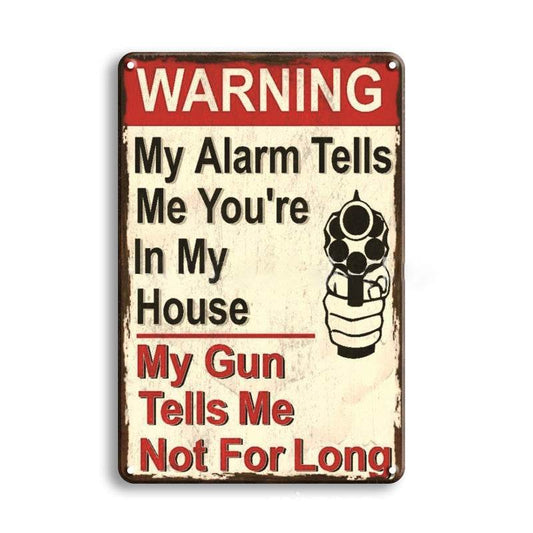 Creativity Retro Metal Home Decoration Tin Painting Novelty Signs