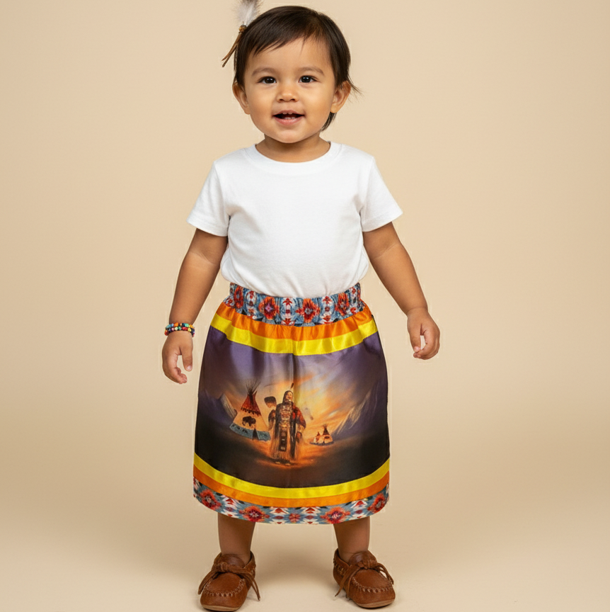 OLDTRIBES™ infants Spirit Ground Ribbon Skirt