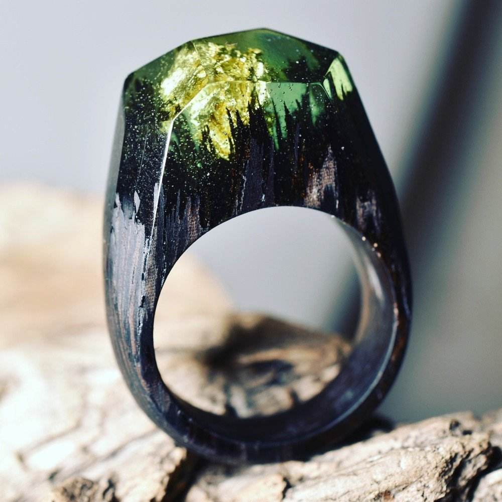 Resin wood ring
