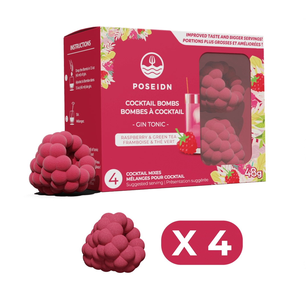 Raspberry & Green Tea Flavoured Drink Bomb