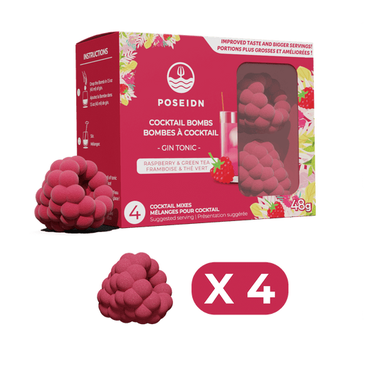 Raspberry & Green Tea Flavoured Drink Bomb