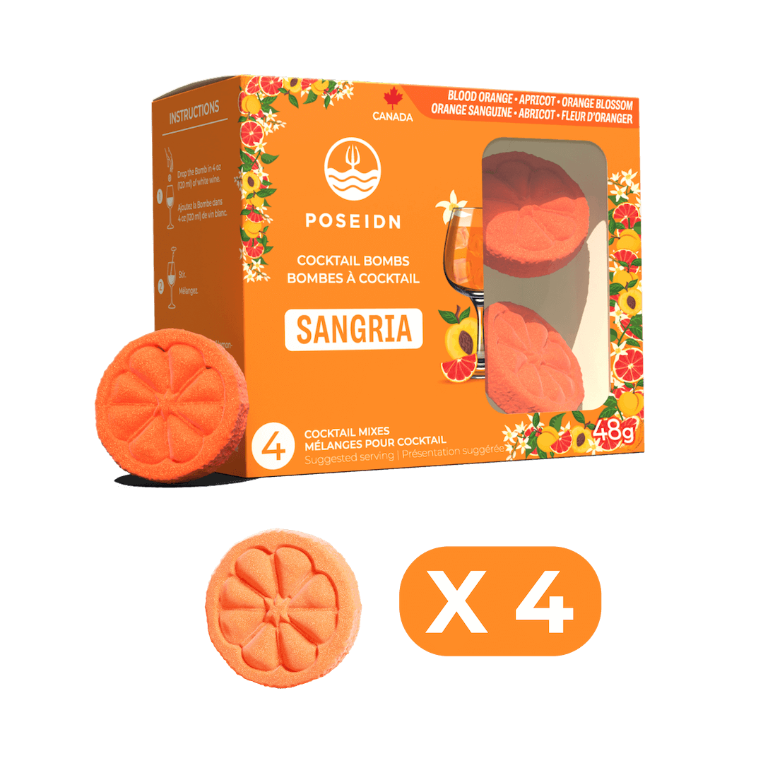 Blood Orange, Apricot & Orange Blossom Sangria Drink Bomb