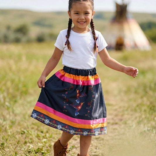 OLDTRIBES™ Infants Humming Bird Ribbon Skirt