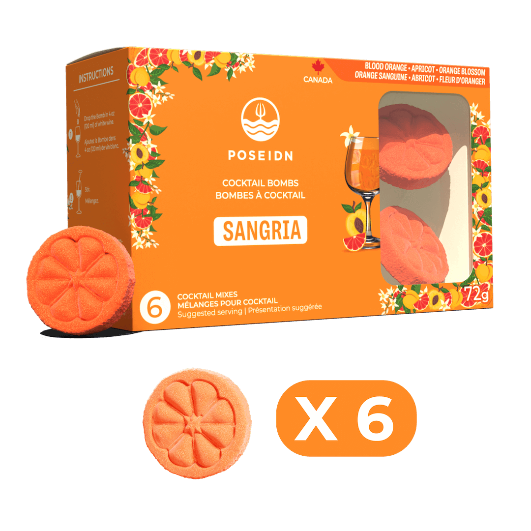 Blood Orange, Apricot & Orange Blossom Sangria Drink Bomb