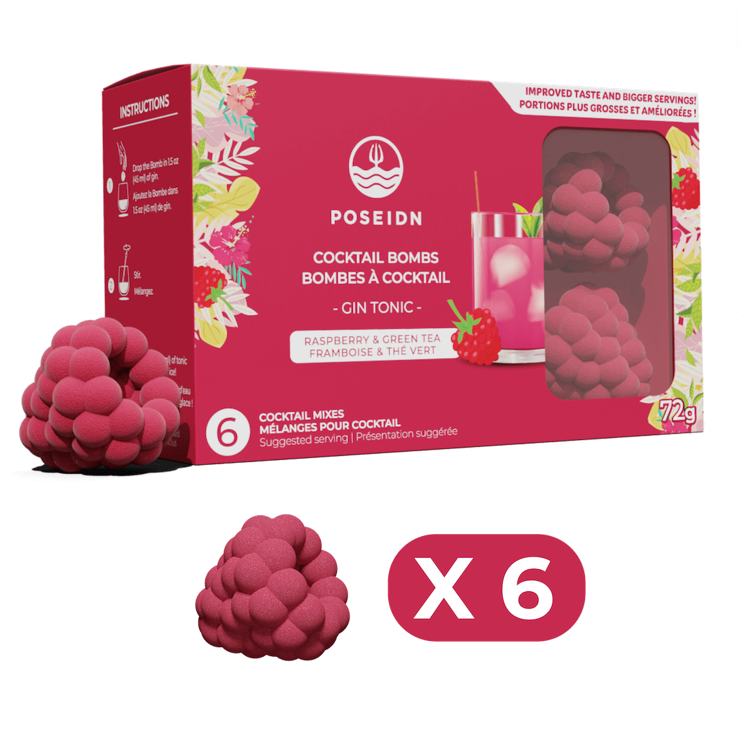 Raspberry & Green Tea Flavoured Drink Bomb