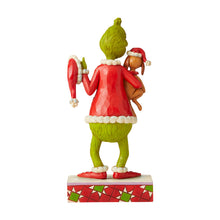 Load image into Gallery viewer, GRINCH by Jim Shore Jim Shore Grinch with Max Under His Arm Resin Figurine, 7.5 in, Multicolor Jim Shore Enesco  6006570