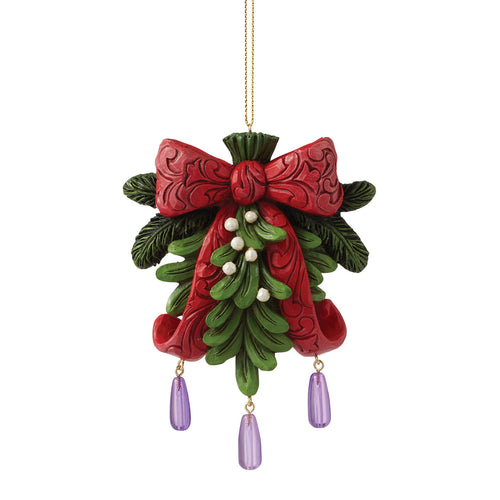 Jim Shore Christmas Legend of Mistletoe Series Ornament 6011855