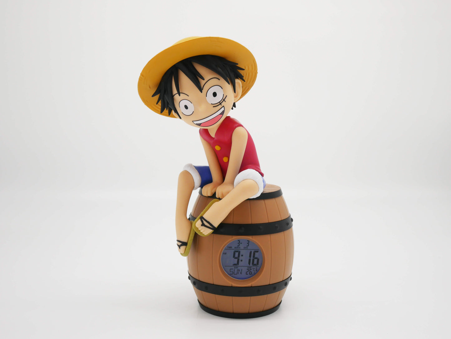 Alarm Clock Luffy on Barrel One Piece