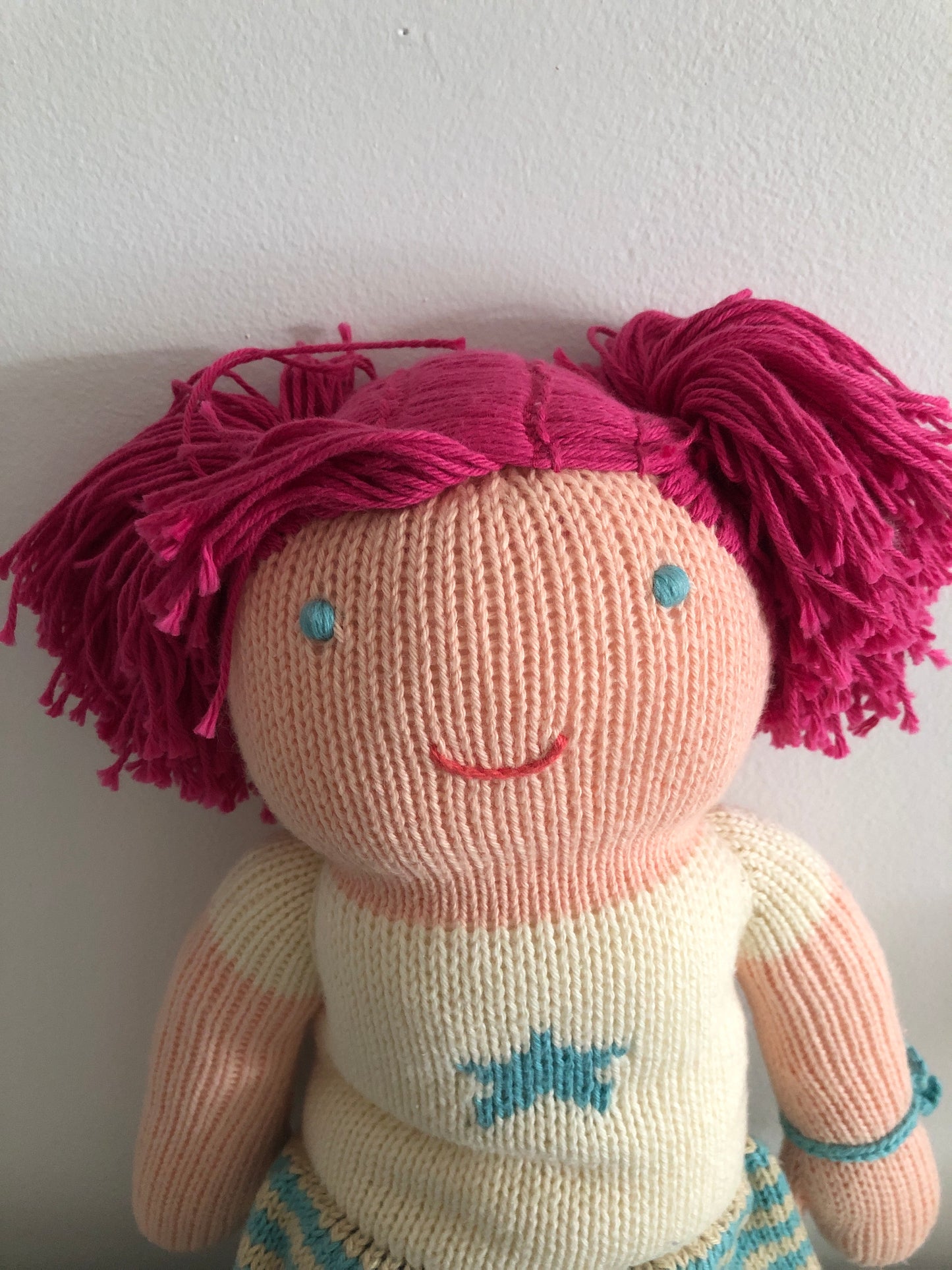 Blabla Kids Lola the Rocker hand knitted doll 18 inches