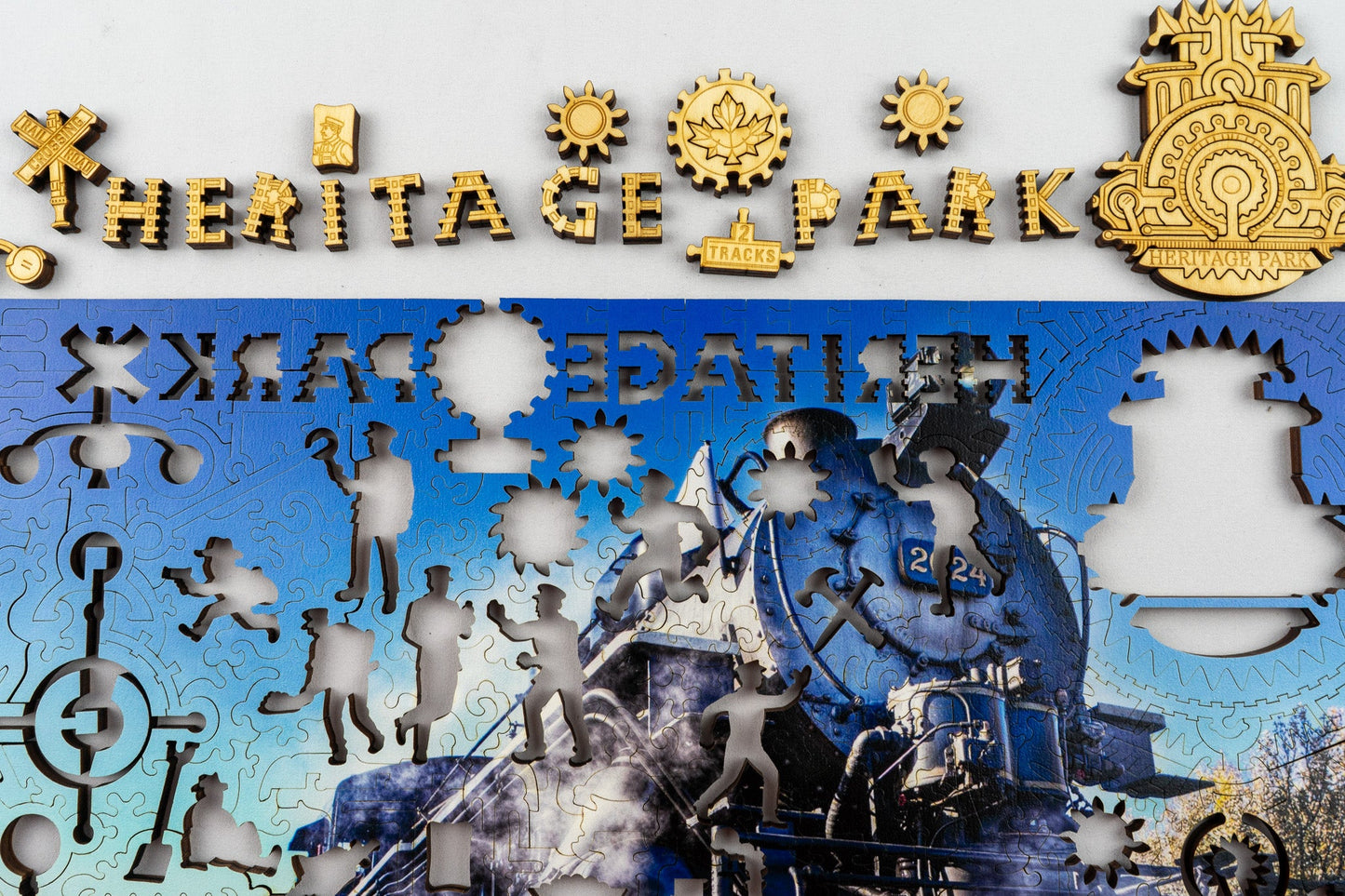 Heritage Express 3D wooden 2 sided puzzle