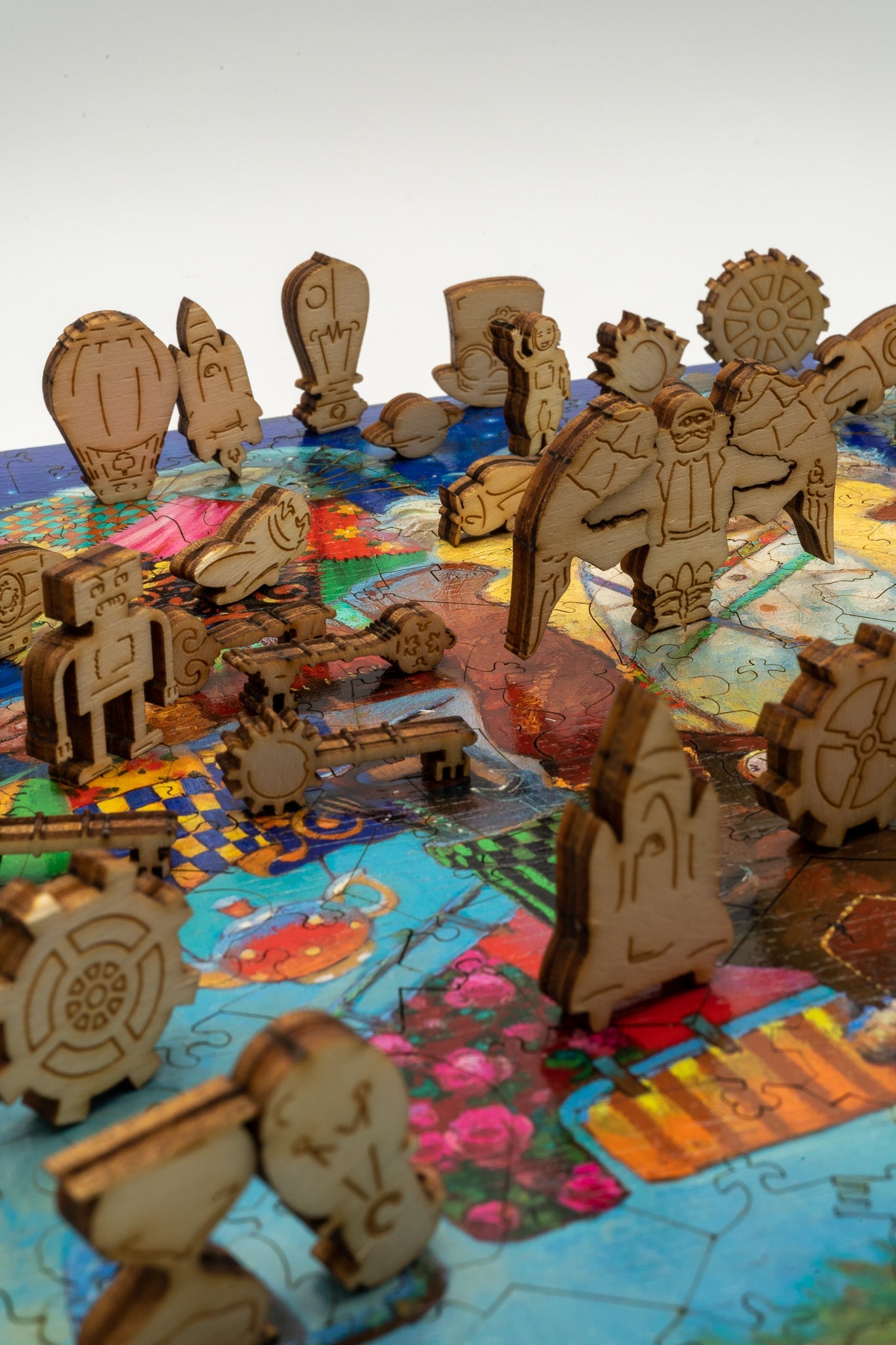 Optimist 3D wooden 2 sided puzzle