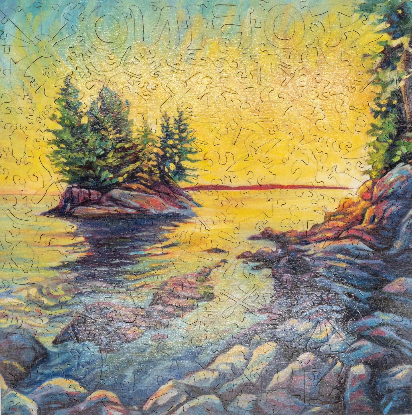 Tofino Sunset 3D wooden 2 sided puzzle