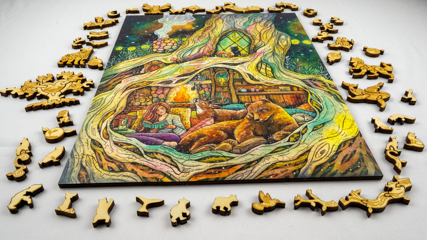 Kinship 3D wooden 2 sided puzzle