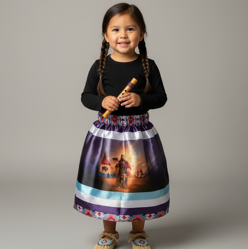 OLDTRIBES™ infants Spirit Ground Ribbon Skirt