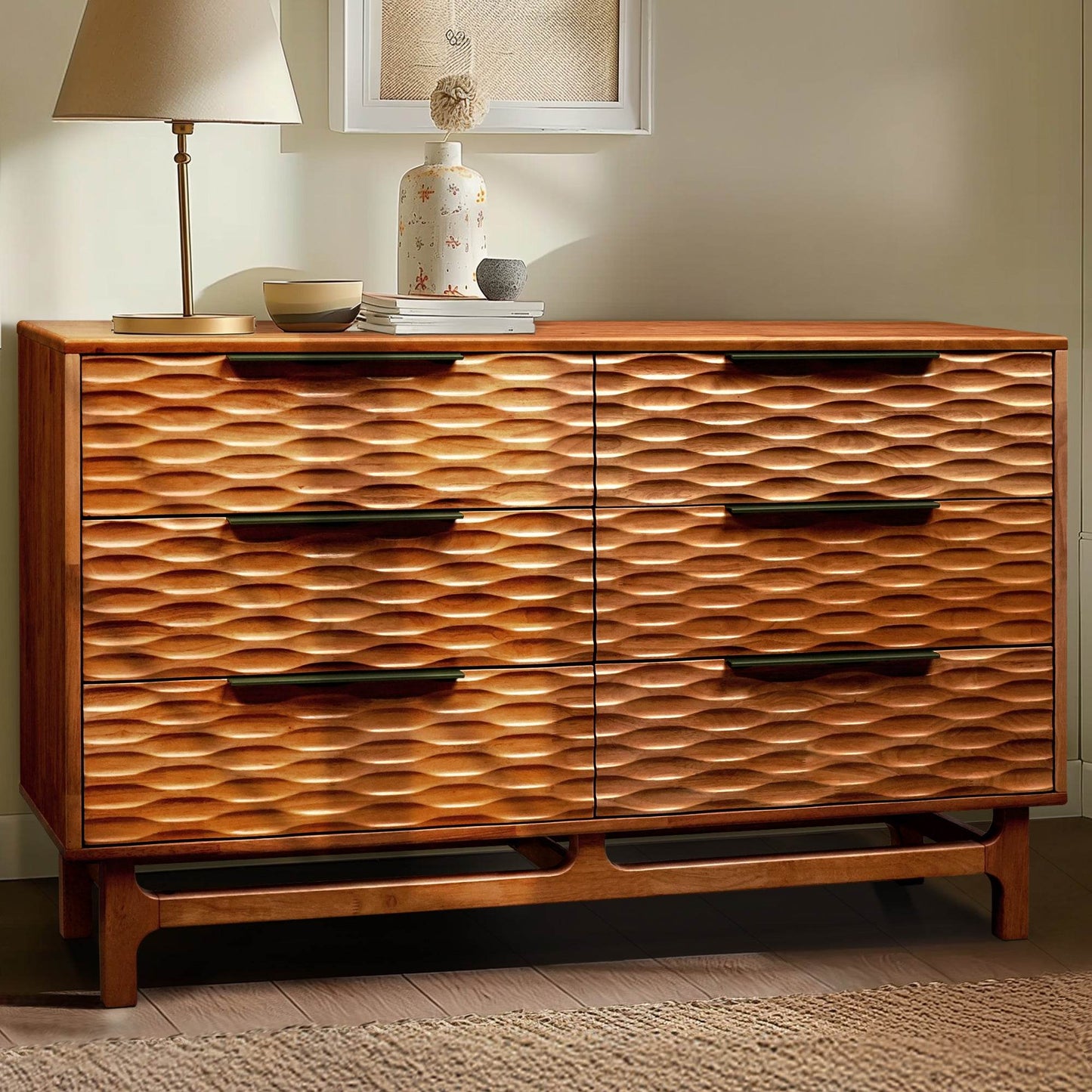 Elara Dresser with 6 Drawers