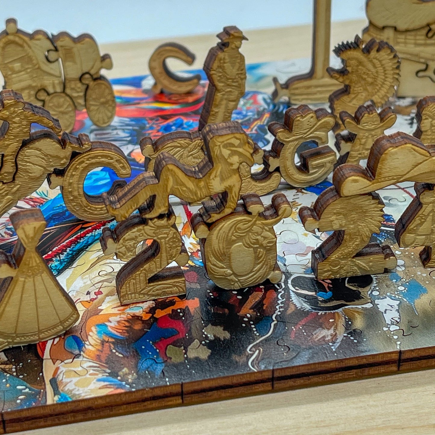 Calgary Spirit 3D wooden 2 sided puzzle