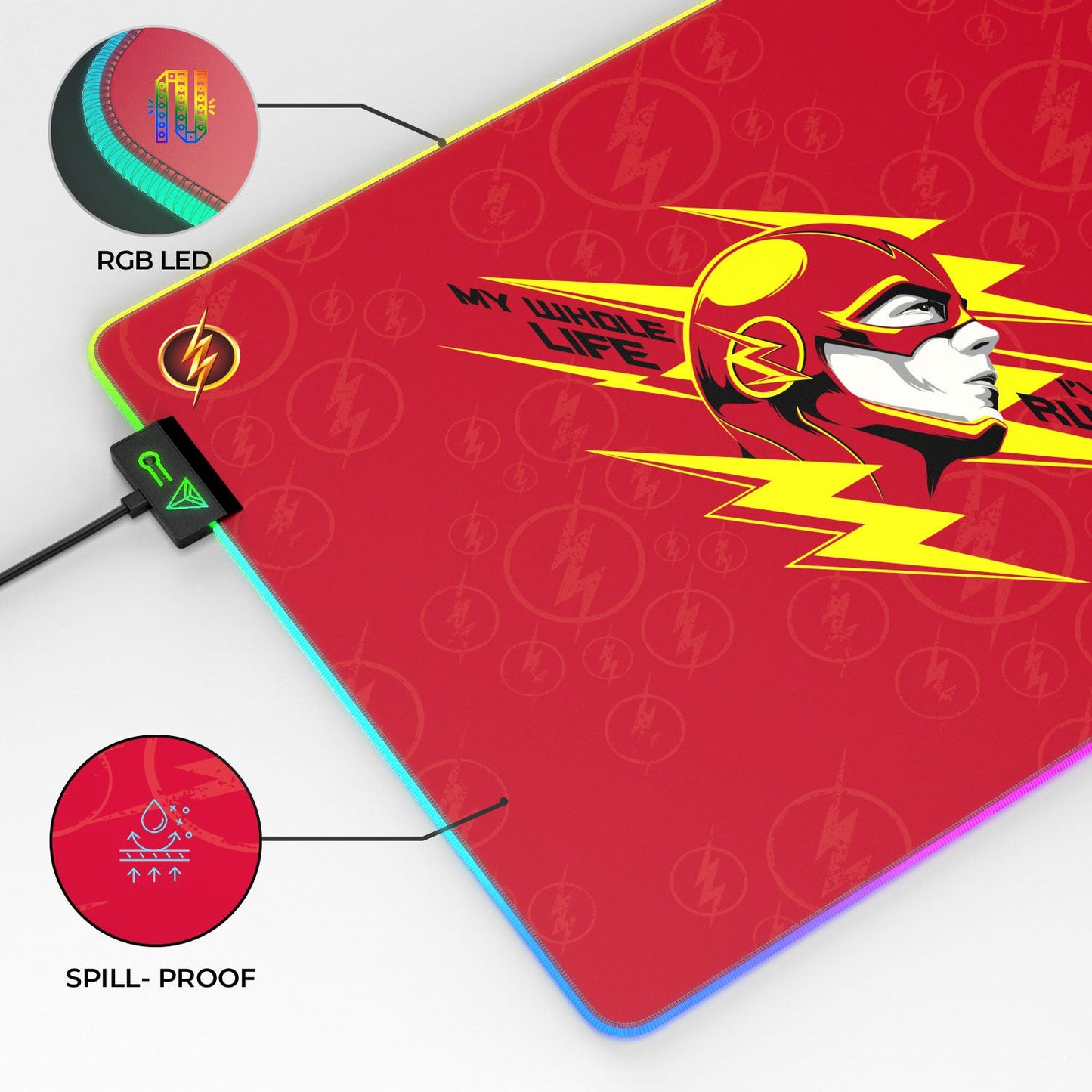 The FLASH Gaming Mouse Pad