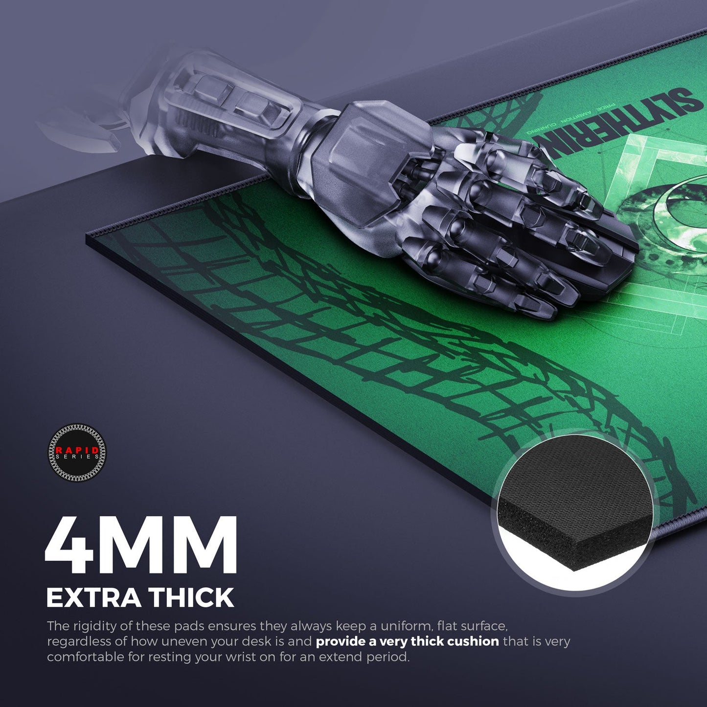Slytherin Gaming Mouse Pad