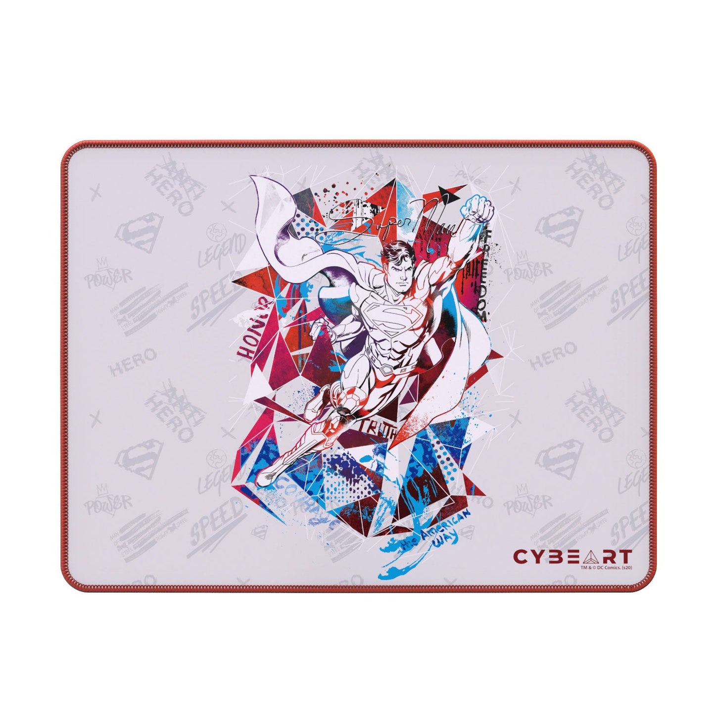 Superman - Truth Honor Courage Gaming Mouse Pad