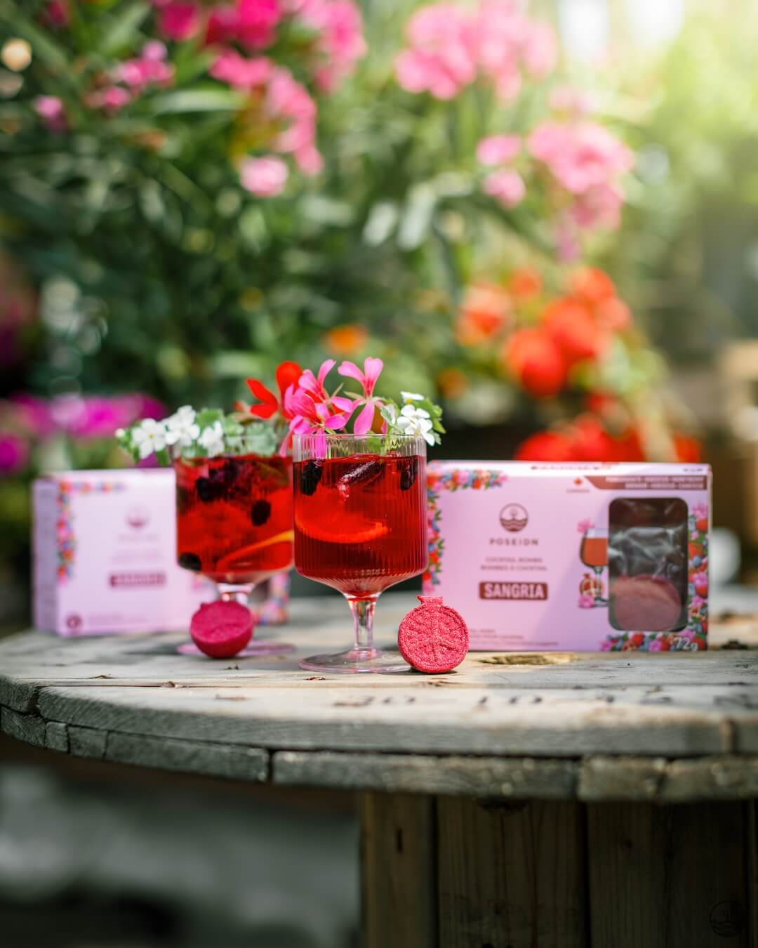Pomegranate, Hibiscus & Honeyberry Flavoured Drink Bomb