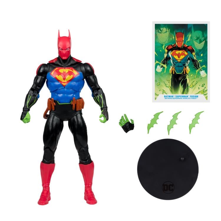 Batman/Superman: World's Finest DC Multiverse Batman/Superman Fusion action figure