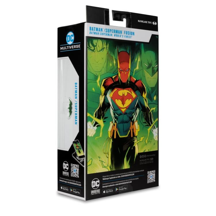 Batman/Superman: World's Finest DC Multiverse Batman/Superman Fusion action figure
